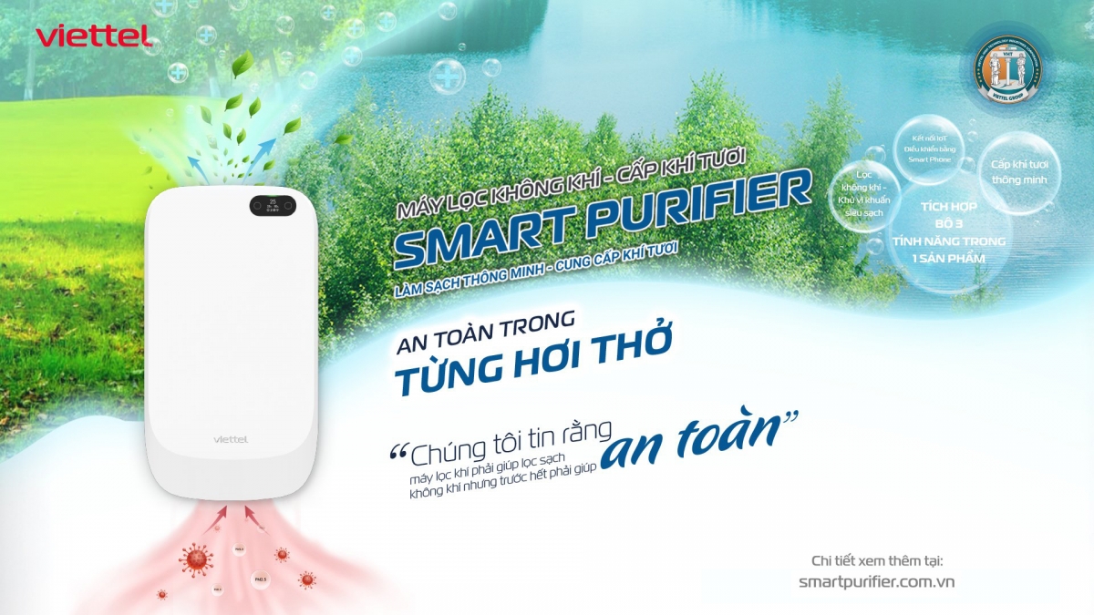 VHT ra mắt thử nghiệm sản phẩm Máy lọc không khí - cấp khí tươi Smart Purifier